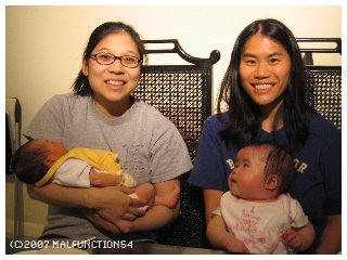 Auntie Angela and Abby