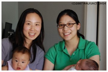 Natalie, me and our mommies